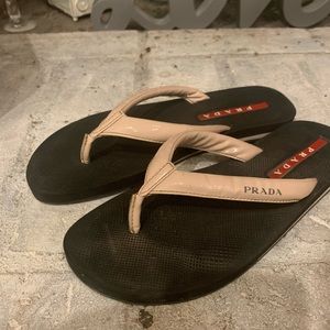 Authentic woman’s Prada sandals flip flops sz 37